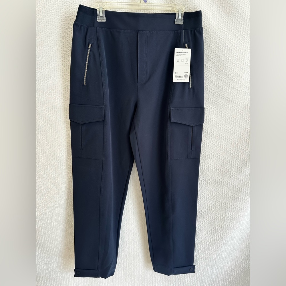 Athleta Endless High Rise Blue Cargo Pant Size: 16 NWT